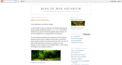 Desktop Screenshot of mon-aquarium.blogspot.com