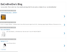 Tablet Screenshot of dacre8iveone.blogspot.com