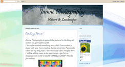 Desktop Screenshot of janinephotography-jm.blogspot.com