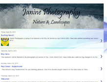 Tablet Screenshot of janinephotography-jm.blogspot.com