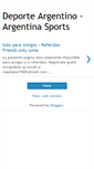 Mobile Screenshot of deporteargentina.blogspot.com