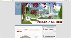 Desktop Screenshot of dyslexiauntied.blogspot.com