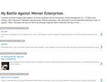 Tablet Screenshot of mybattleagainstwernerenterprisesdmi.blogspot.com