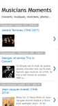Mobile Screenshot of musiciansmoments.blogspot.com