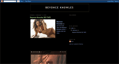 Desktop Screenshot of beyonce-knowles-sex-tape.blogspot.com