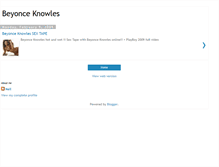 Tablet Screenshot of beyonce-knowles-sex-tape.blogspot.com