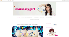 Desktop Screenshot of maisassygirl.blogspot.com