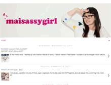 Tablet Screenshot of maisassygirl.blogspot.com