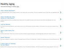Tablet Screenshot of healthyagingguide.blogspot.com