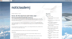 Desktop Screenshot of noticiasdemj.blogspot.com