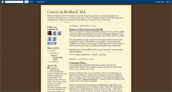 Desktop Screenshot of cancerinbedfordma.blogspot.com