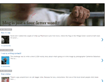 Tablet Screenshot of four-letter-blog.blogspot.com