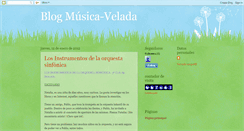 Desktop Screenshot of blogmusicavelada.blogspot.com