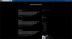 Desktop Screenshot of orgasmatrix.blogspot.com