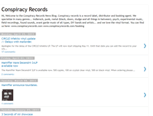 Tablet Screenshot of conspiracyrecords.blogspot.com