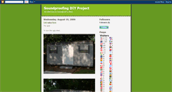 Desktop Screenshot of cheapsoundproofing.blogspot.com