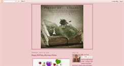 Desktop Screenshot of poetrybylisame.blogspot.com