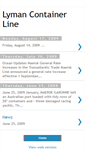 Mobile Screenshot of lymancontainerline.blogspot.com