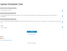 Tablet Screenshot of lymancontainerline.blogspot.com