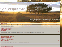 Tablet Screenshot of geoperspectivas2bachiller.blogspot.com