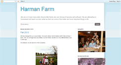 Desktop Screenshot of harmanfarm.blogspot.com