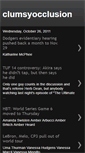 Mobile Screenshot of clumsyocclusion.blogspot.com