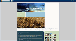 Desktop Screenshot of derechoagrariouaslpfd.blogspot.com