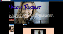 Desktop Screenshot of nicolepacent.blogspot.com