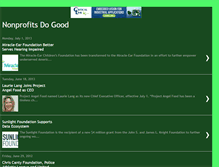 Tablet Screenshot of nonprofitsdogood.blogspot.com