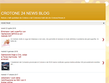 Tablet Screenshot of crotone24news.blogspot.com