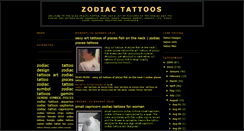 Desktop Screenshot of new-zodiac-tattoos.blogspot.com