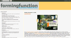 Desktop Screenshot of formingfunction.blogspot.com