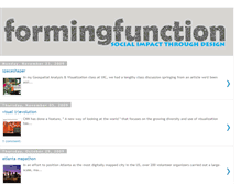 Tablet Screenshot of formingfunction.blogspot.com