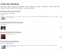 Tablet Screenshot of cultodassombras.blogspot.com