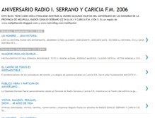 Tablet Screenshot of aniversarioradioserranoycariciafm.blogspot.com