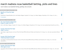 Tablet Screenshot of marchmadnessncaabasketballbetting.blogspot.com