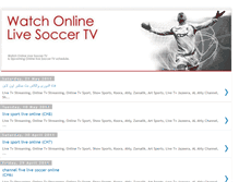 Tablet Screenshot of liveonlinematch.blogspot.com