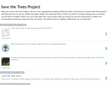 Tablet Screenshot of conserveourforests.blogspot.com