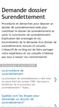 Mobile Screenshot of demande-dossier-surendettement.blogspot.com