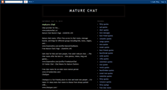 Desktop Screenshot of maturechat66.blogspot.com