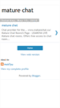 Mobile Screenshot of maturechat66.blogspot.com