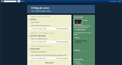 Desktop Screenshot of elblogdeloren10.blogspot.com
