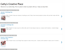 Tablet Screenshot of creativecathy.blogspot.com