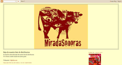 Desktop Screenshot of miradasonoras.blogspot.com