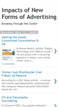Mobile Screenshot of impactsofnewadvertising.blogspot.com