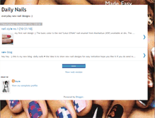Tablet Screenshot of daily-nails.blogspot.com