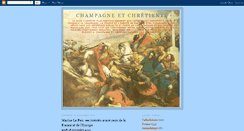 Desktop Screenshot of champagnechretiente.blogspot.com