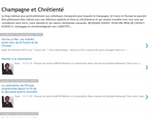 Tablet Screenshot of champagnechretiente.blogspot.com