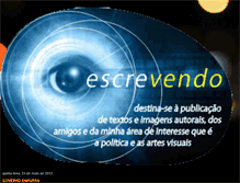 Tablet Screenshot of escrevendo1.blogspot.com