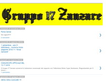 Tablet Screenshot of gruppo17zanzare.blogspot.com